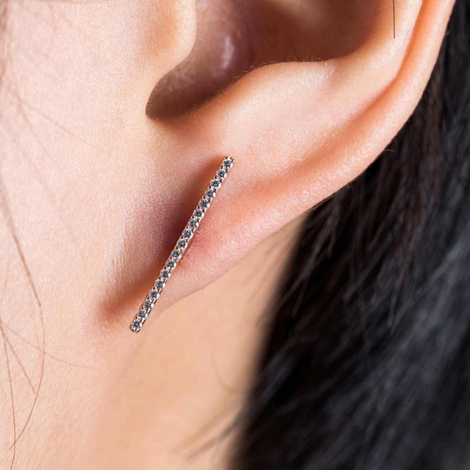 14K gold earring 18K simple lovely korea jewelry