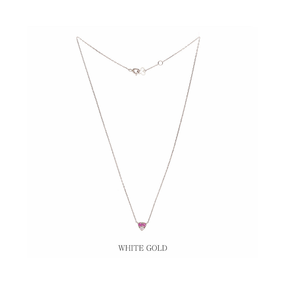 heart stone lovely gold 14k 18k necklace anniversary gift