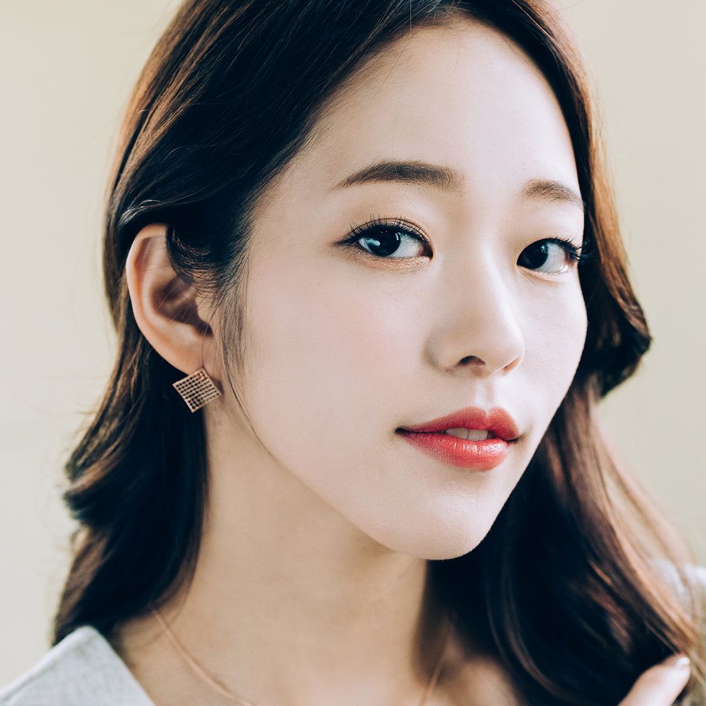 14k gold earring women gift anniversary handmade earring 18k yellow white rose gold