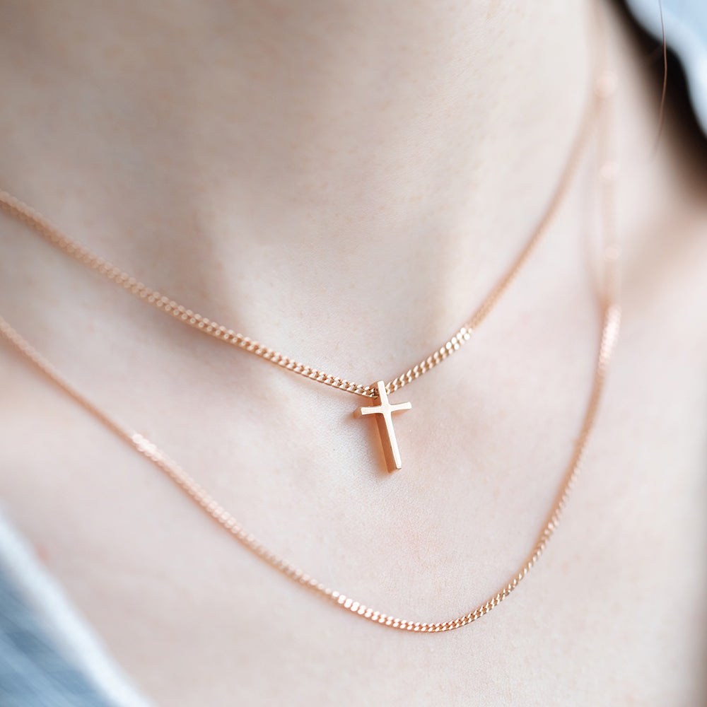 Double-layer necklace GOLD 14k 18k daily wear necklace