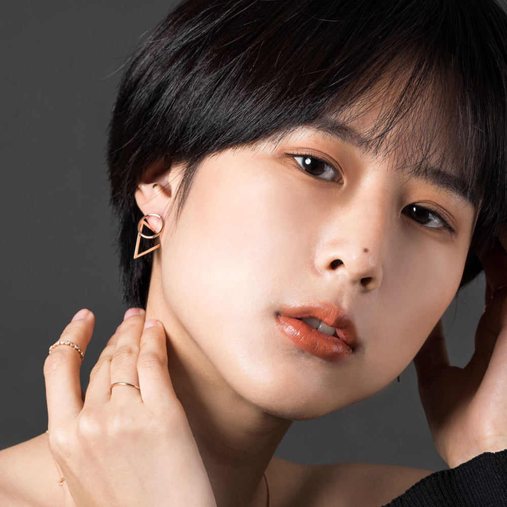 14K 18K unique GOLD earring K jewerly handmade custom brand