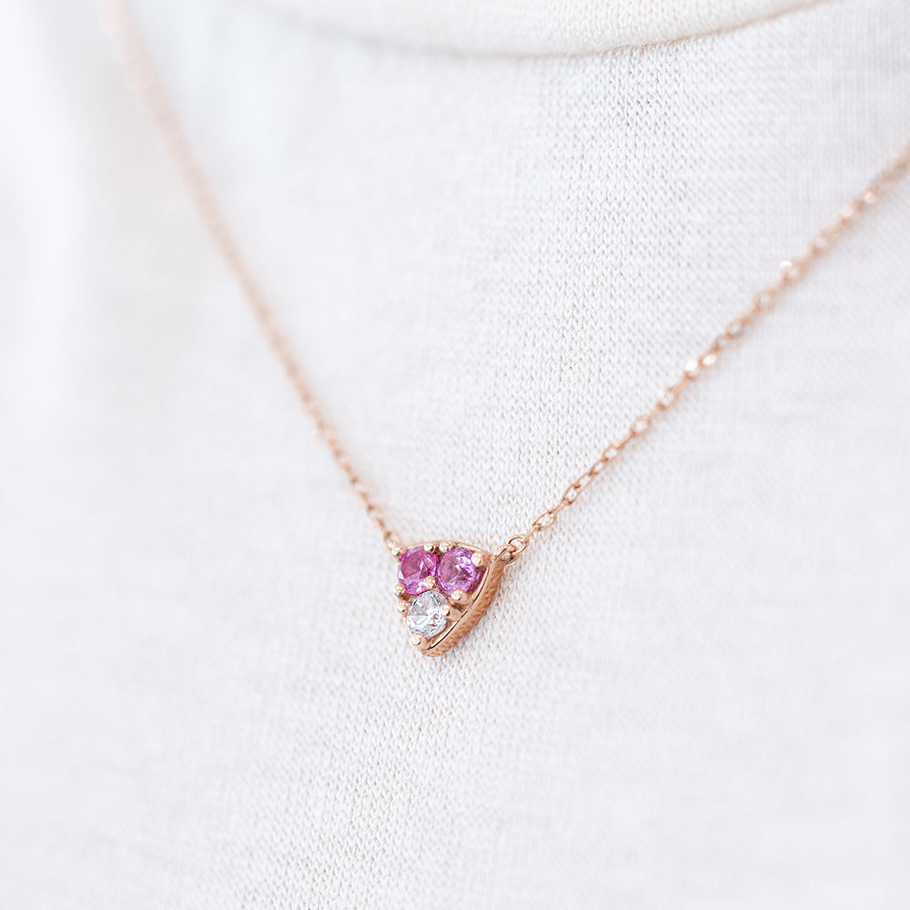 heart stone lovely gold 14k 18k necklace anniversary gift