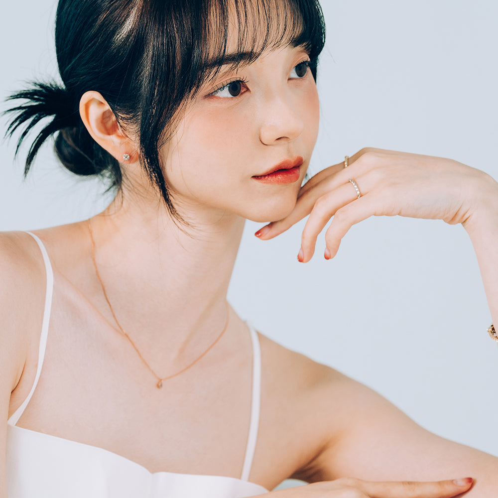 14k 18k Invisible setting diamond A+++ necklacke K jewerly gift