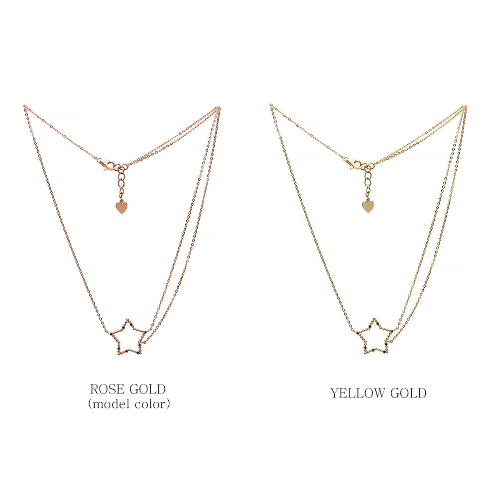 14k 18k blue diamond GOLD necklace chocker gift