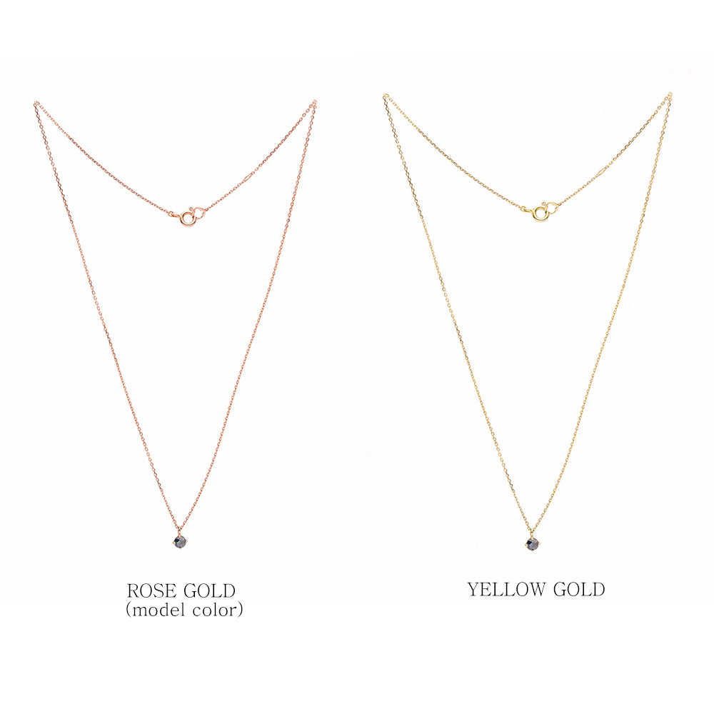 0.2 carat diamond blue rough rose cut dia necklace anniversary gift