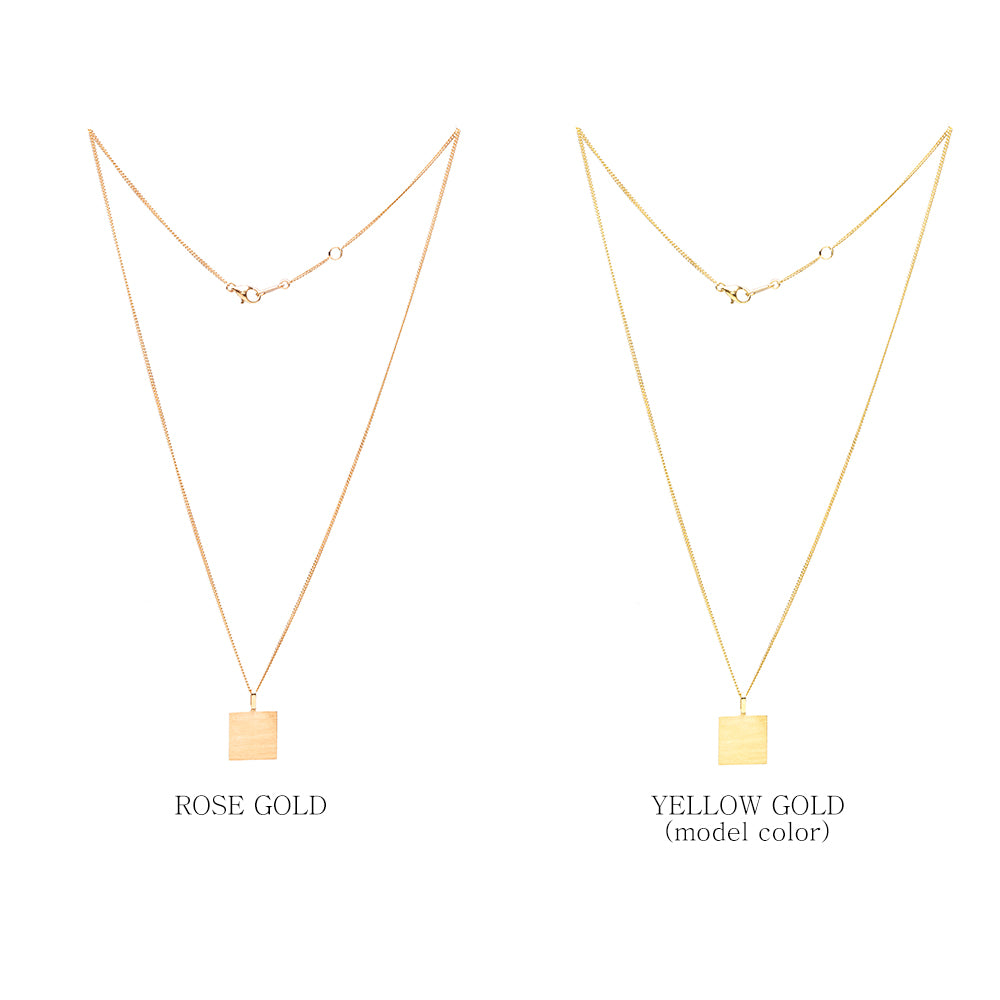 14k 18k daily gold necklace simple design handmade