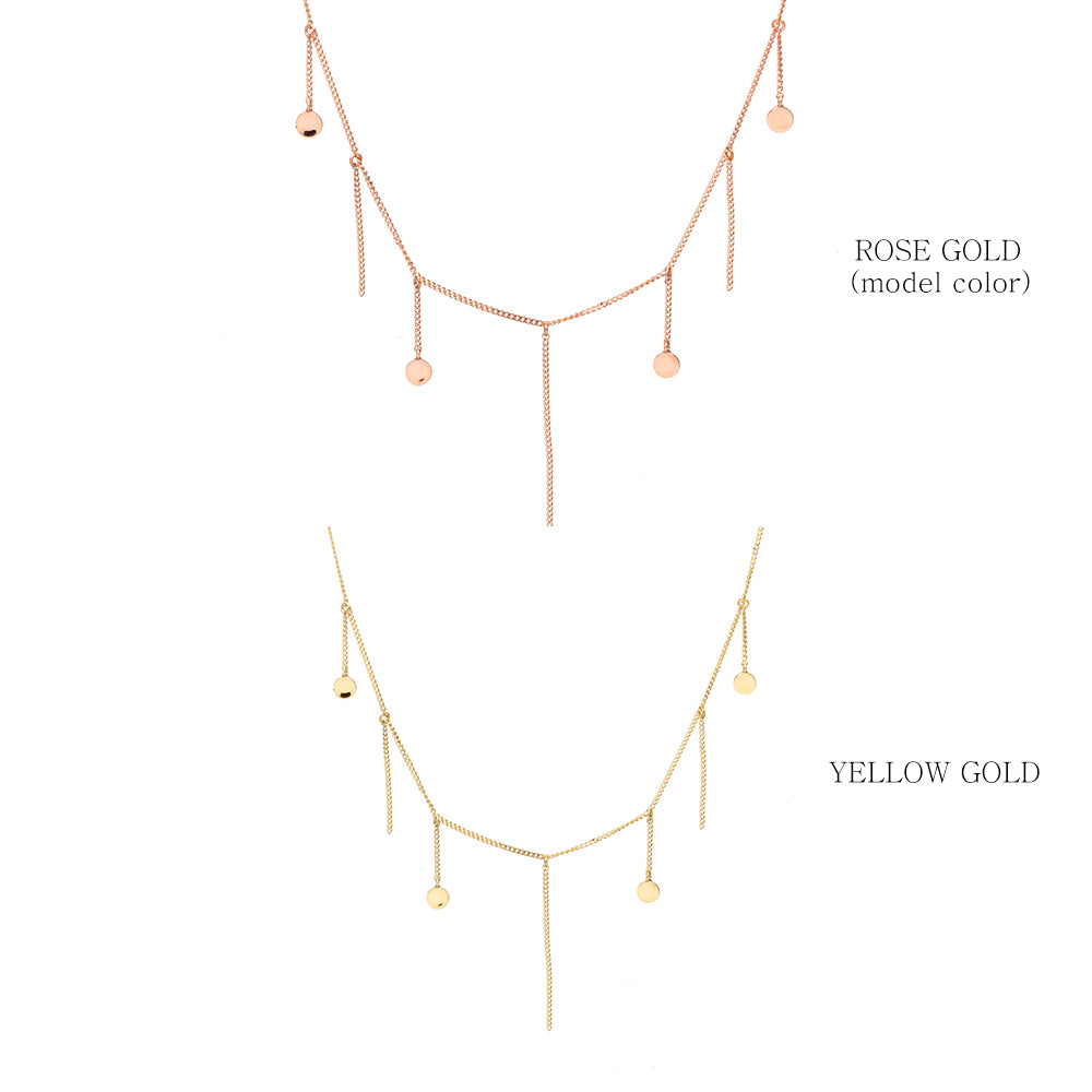 14k 18k unique gold necklace chain Chocker neclace gift