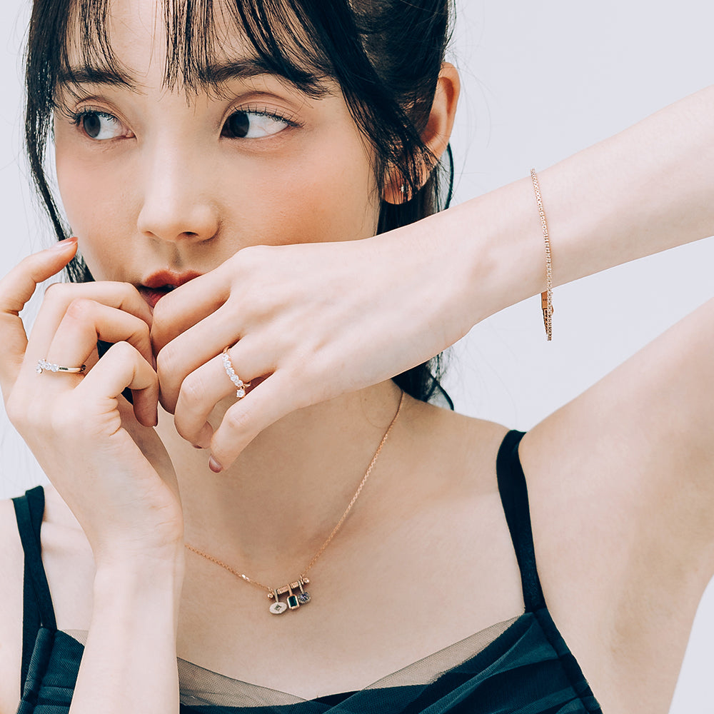 14k 18k Full Eternity diamond A+++ Tennis Bracelet wedding gift