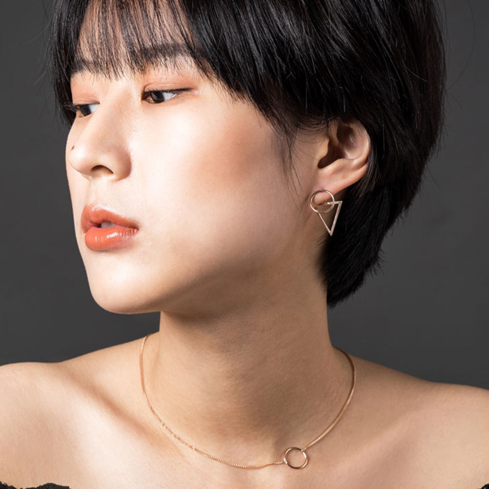 14K 18K unique GOLD earring K jewerly handmade custom brand