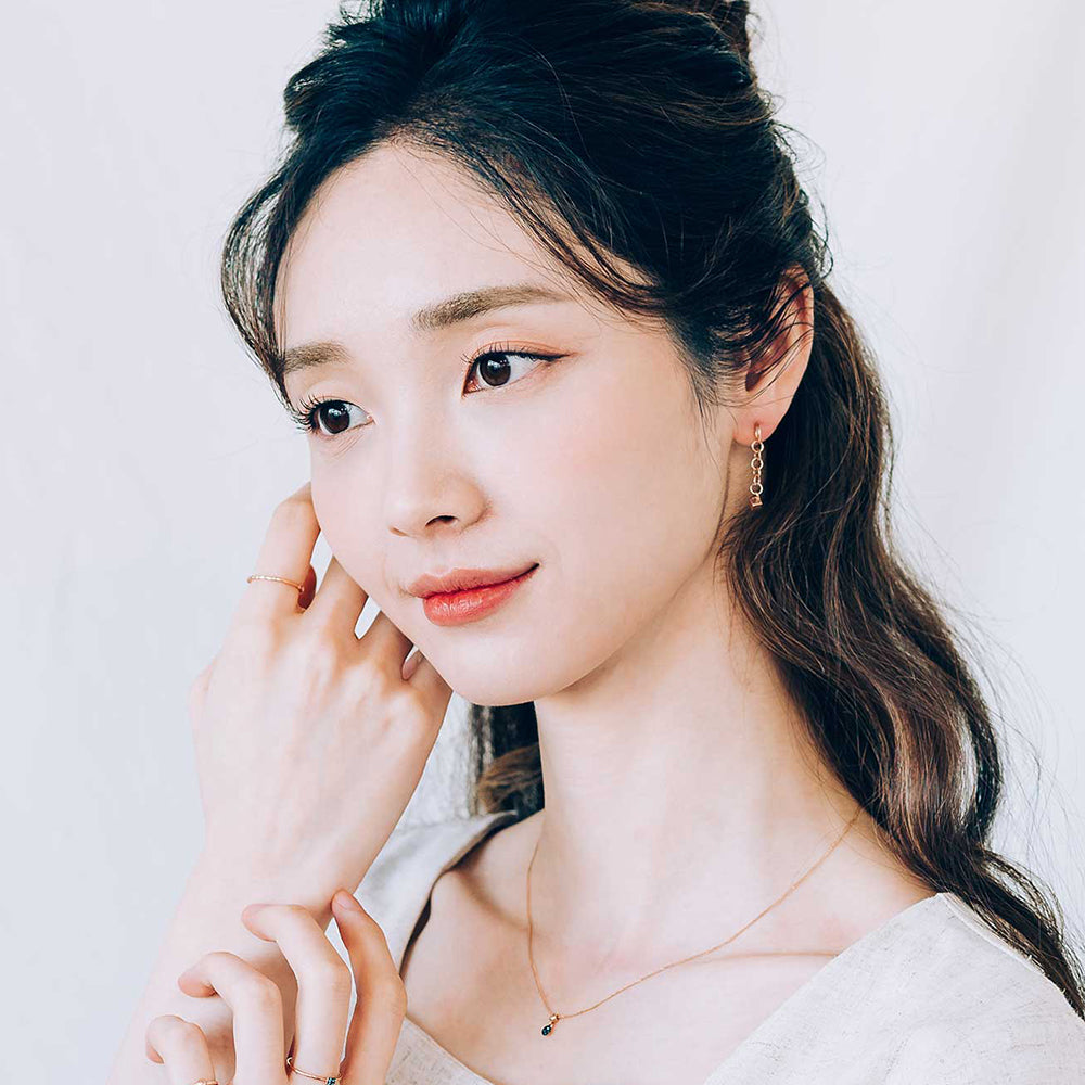 14k gold earring hoop Korea made 18k jewellery  earring  jewelry