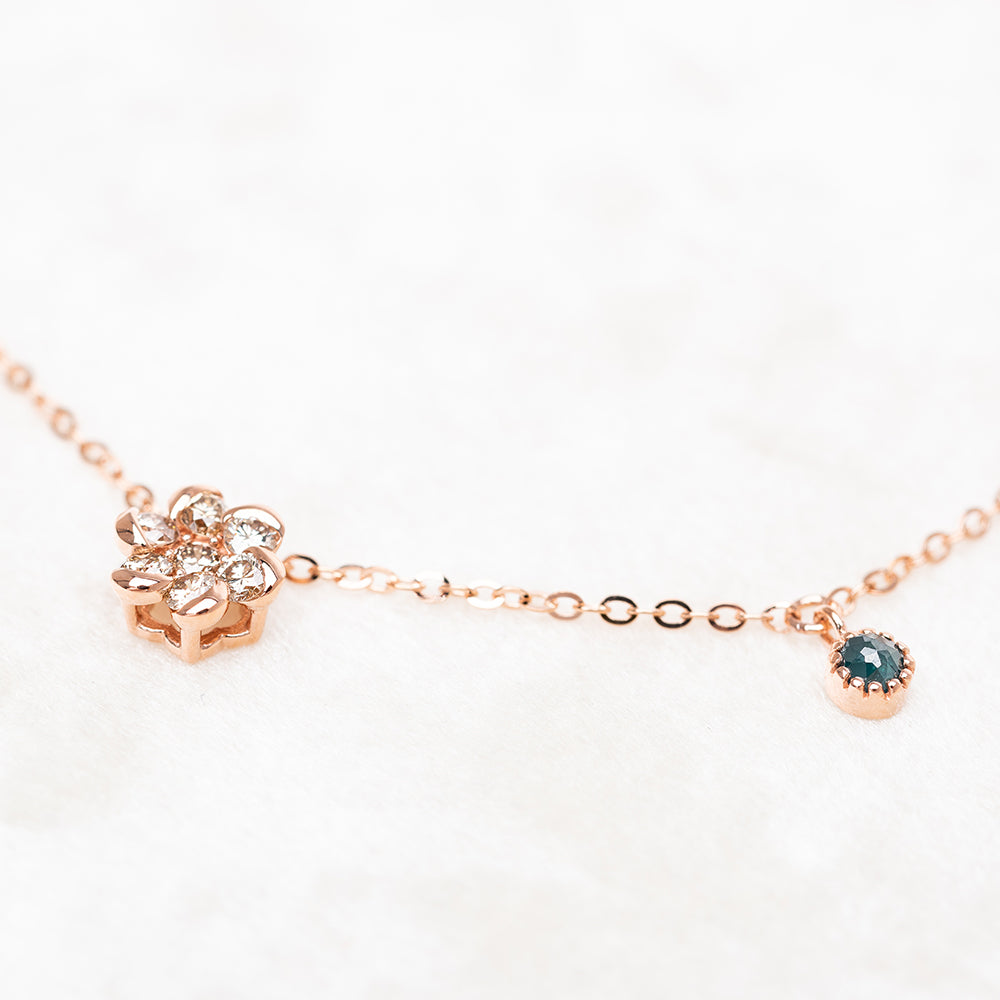 14k 18k diamond A+++ chain gold necklace bling gift anniversary