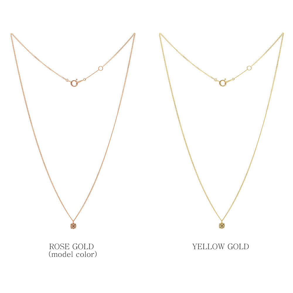 14k 18k Invisible setting diamond A+++ necklacke K jewerly gift