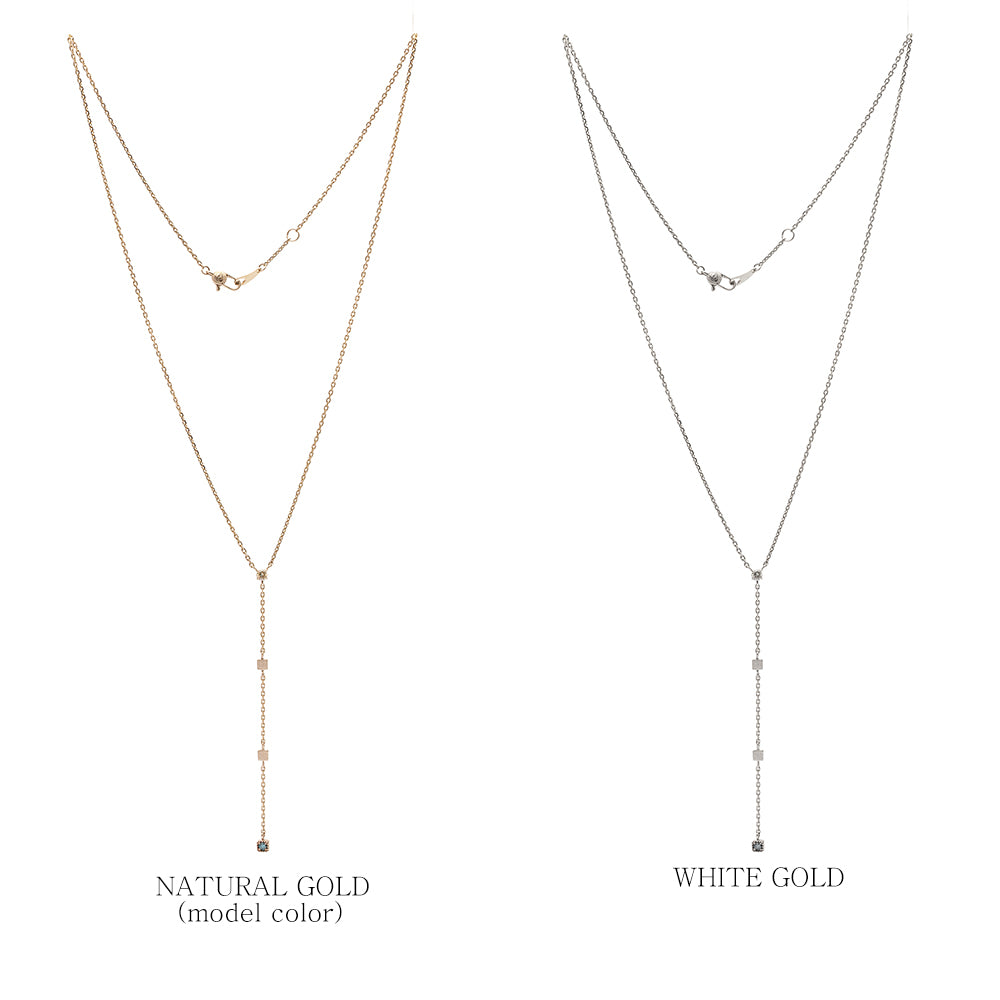 blue cognac diamond A+++ long necklace anniversary dia gift