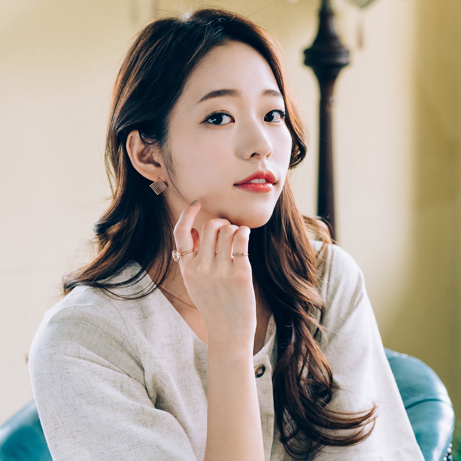 14k gold earring women gift anniversary handmade earring 18k yellow white rose gold