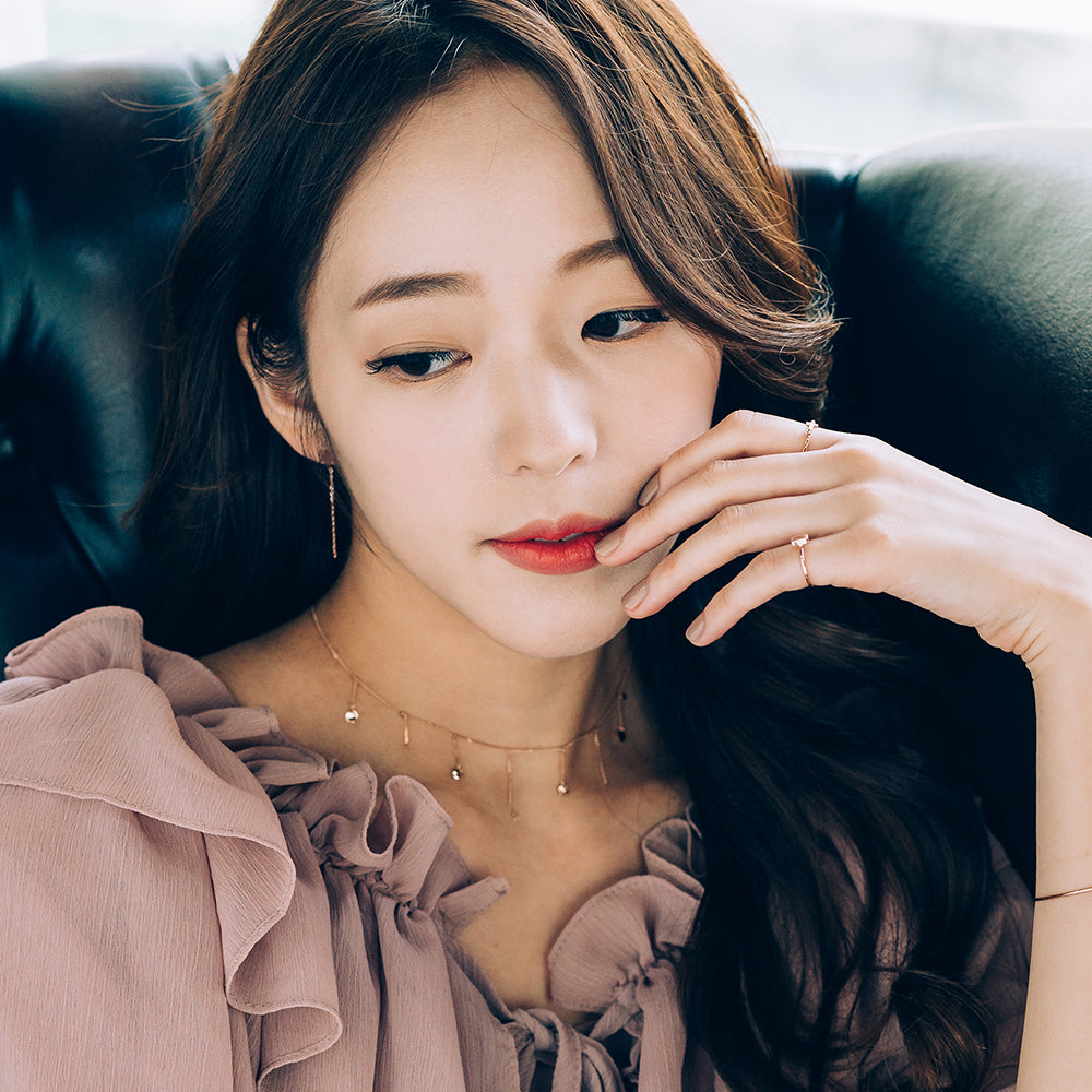 14k 18k unique gold necklace chain Chocker neclace gift