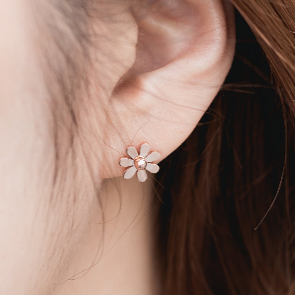 gold 14K swarovski piercing 18K errings jewelry flower K jewerly