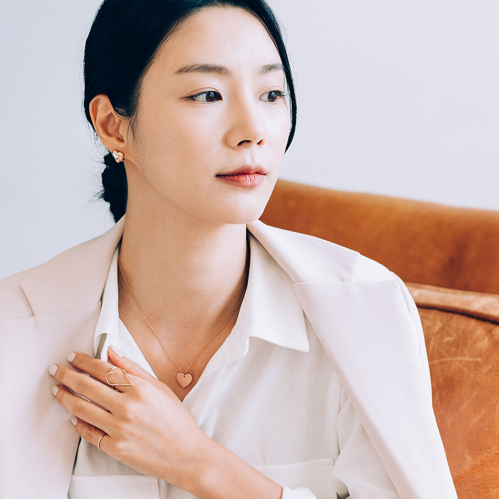 14k 18k simple daily gold necklace design handmade K jewerly jewerlly