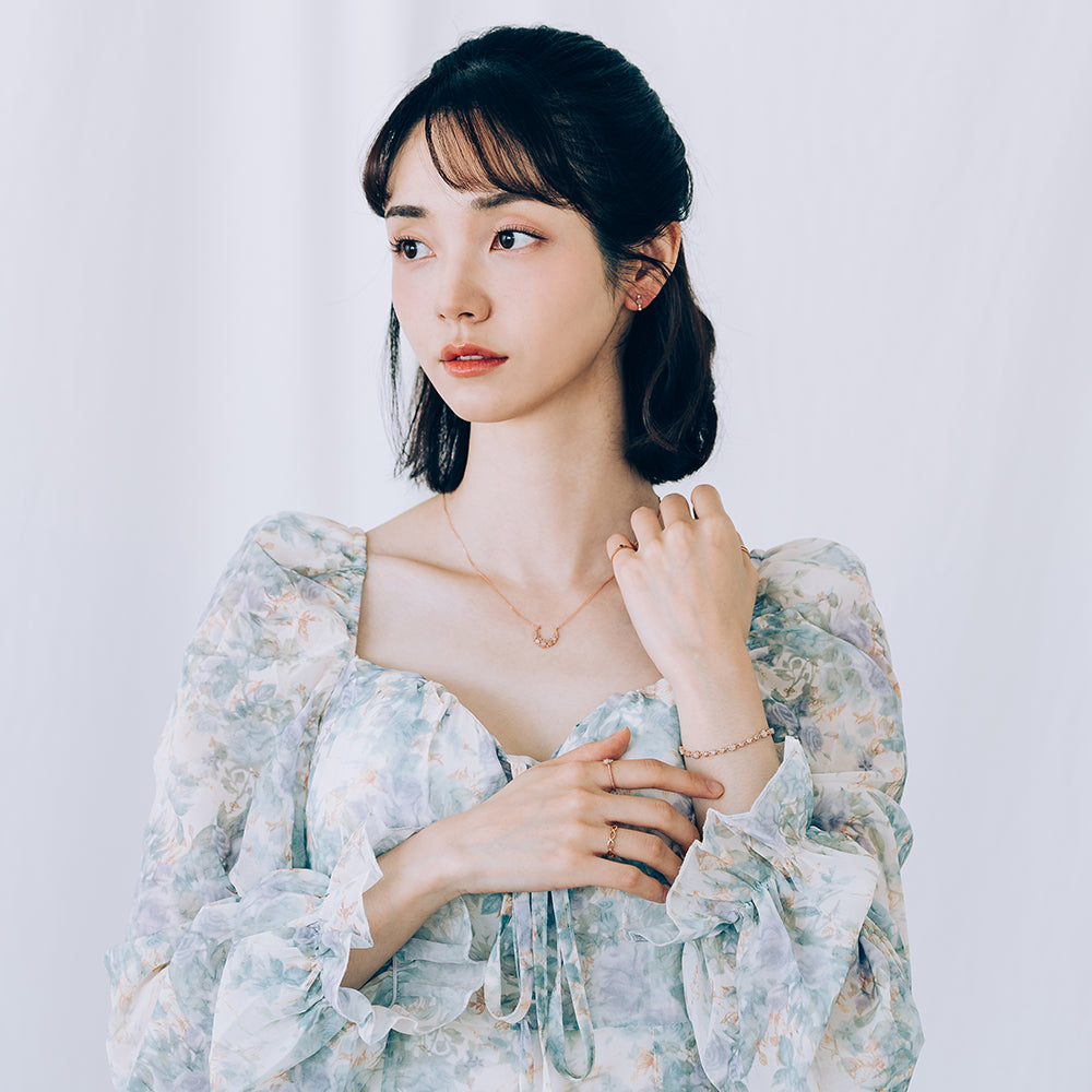 14k 18k natural pink opal cognac diamond A+++ GOLD necklace K jewerly