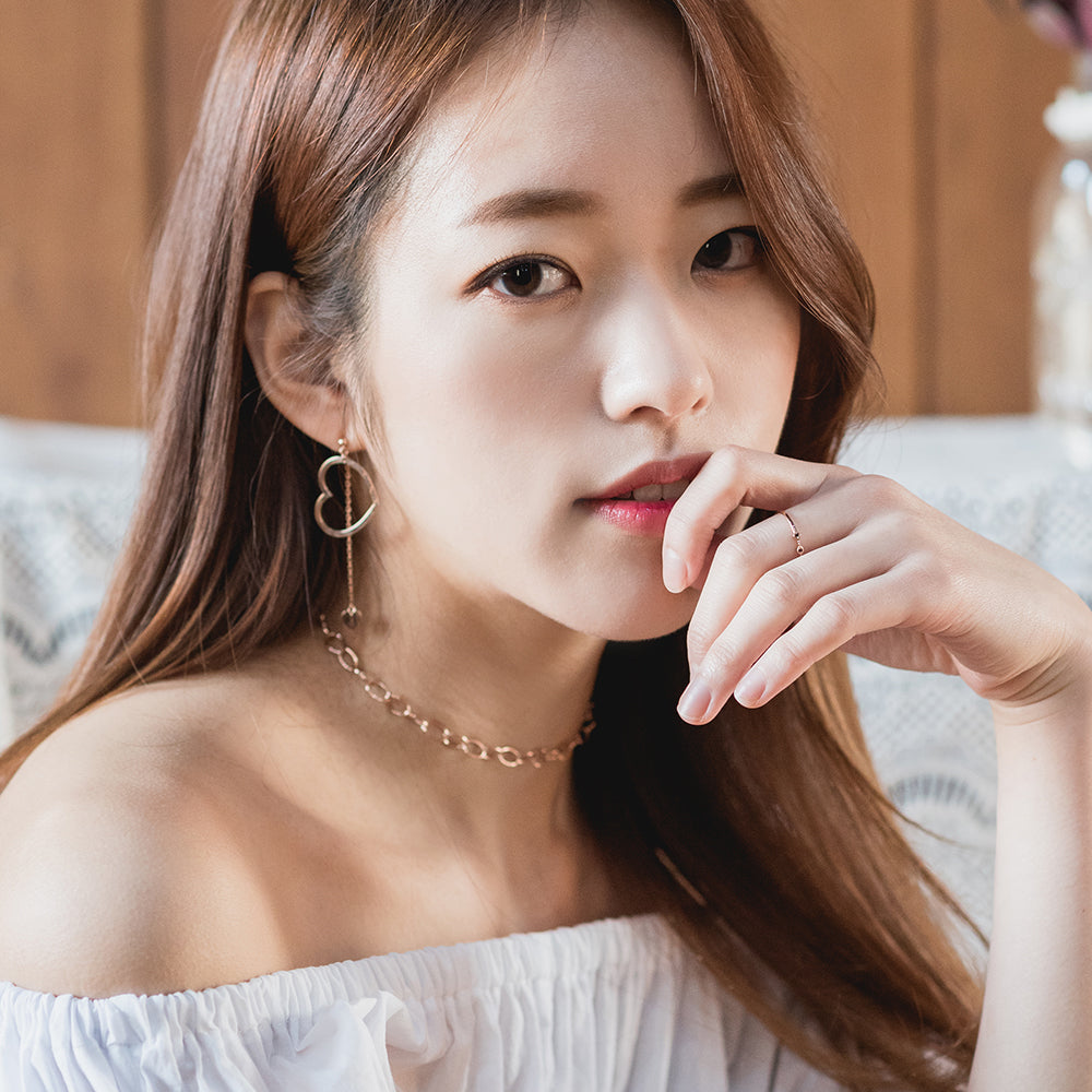 14K 18K bold chocker necklace anniversary gift custom korea