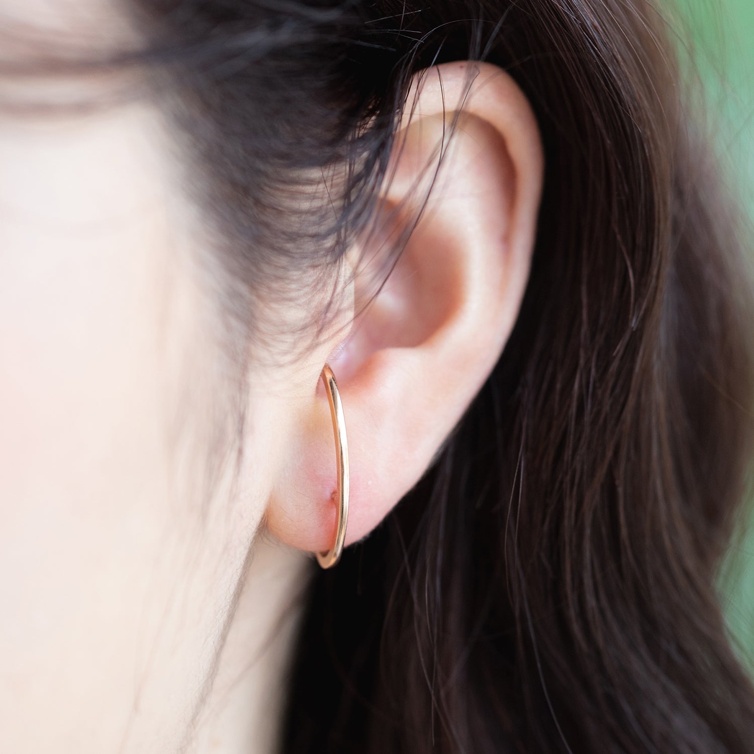 14k 18k gold earcuff 585 750 simple unique earring