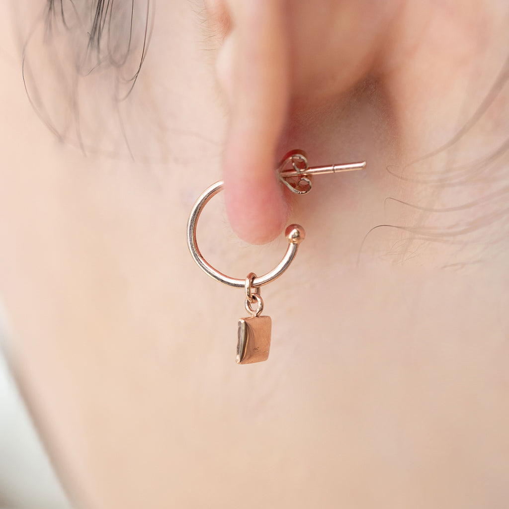 14k 18k gold earring  malachite turquoise K jewellery jewelry