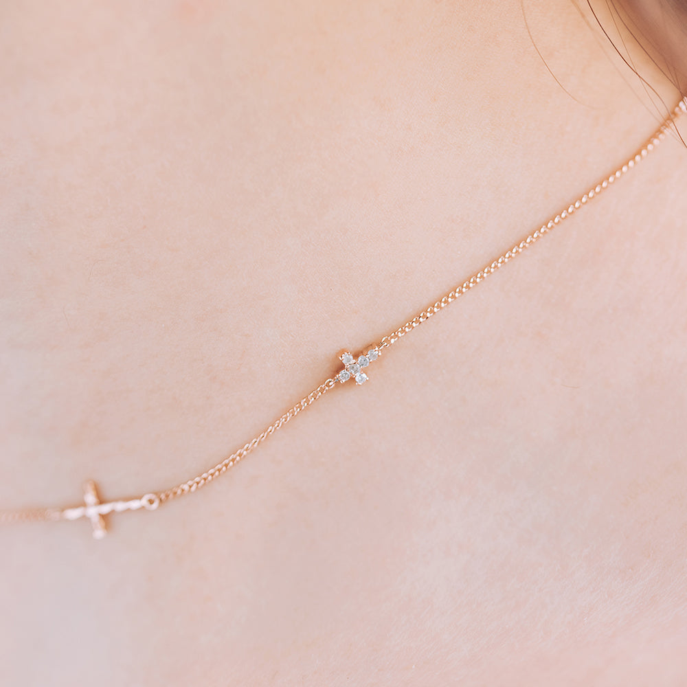 GOLD grey diamond A+++ CHOCKER 14K 18K anniversary gift custom