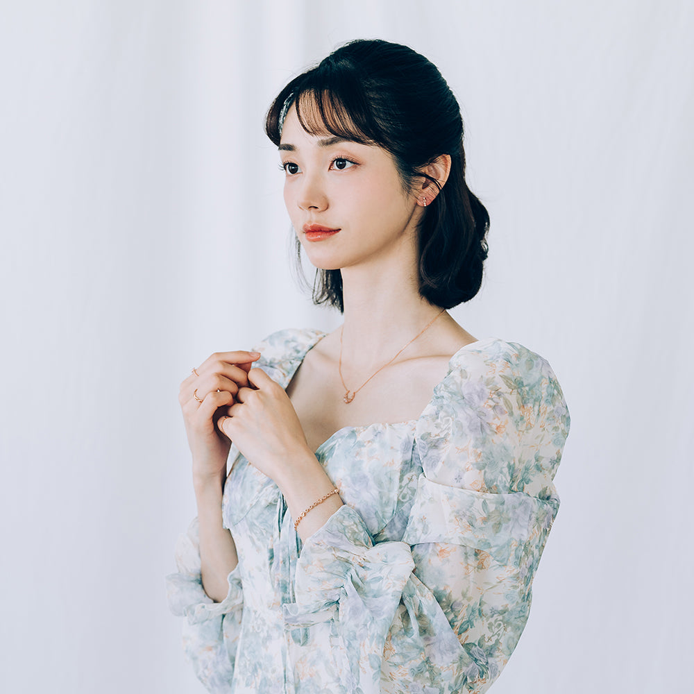 14k 18k natural pink opal cognac diamond A+++ GOLD necklace K jewerly