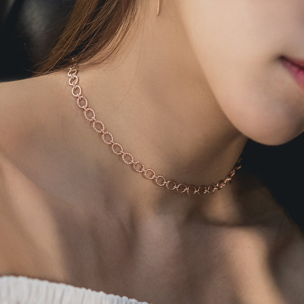 14K 18K bold chocker GOLD necklace anniversary gift custom