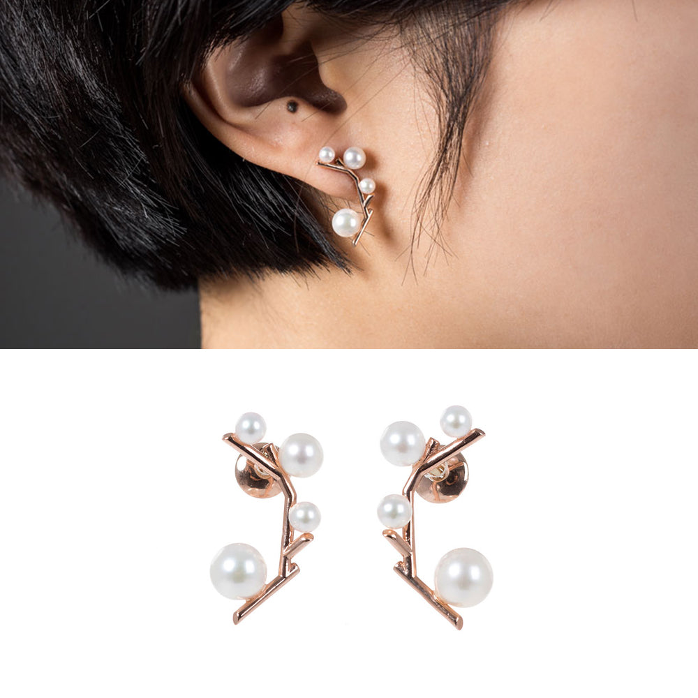 14k 18K Seawater Culture Pearl gold earring K jewellery gift