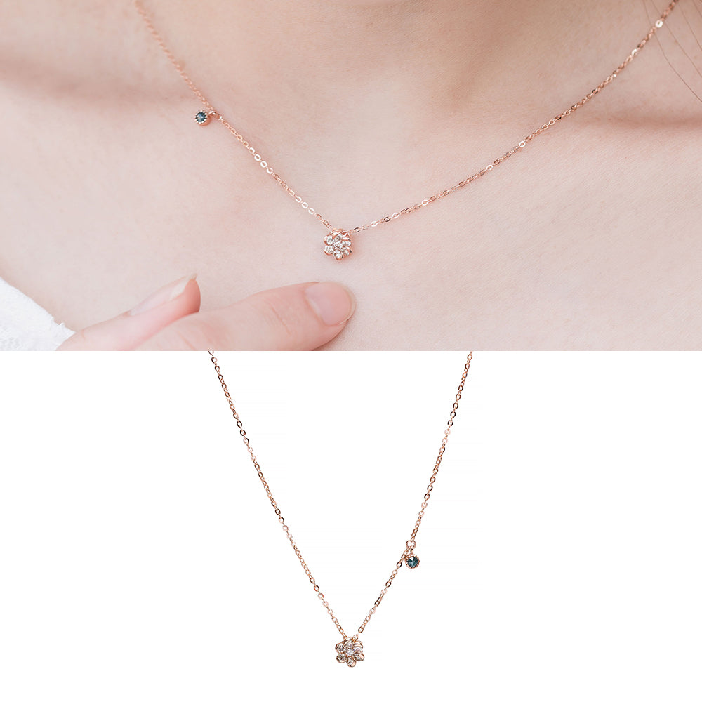 14k 18k diamond A+++ chain gold necklace bling gift anniversary