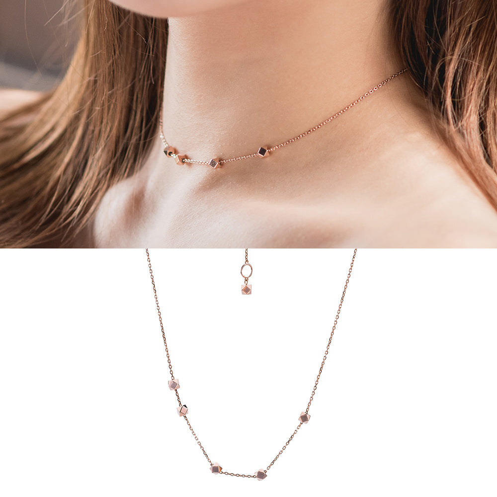 14k 18k daily gold chocker necklace move design K jewellery