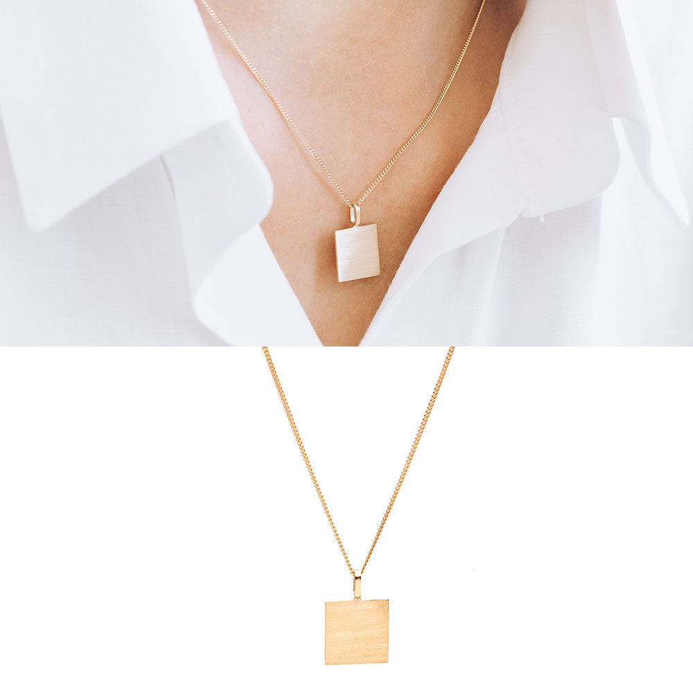 14k 18k daily gold necklace simple design handmade