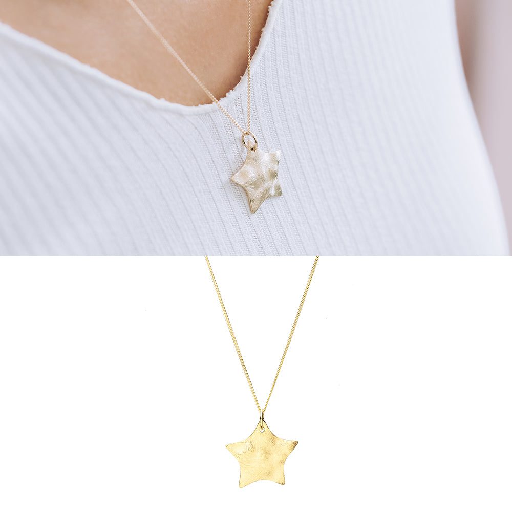 14k 18k long gold necklace 55cm 21.5" gift korea jewerly jewellery