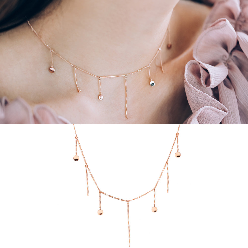 14k 18k unique gold necklace chain Chocker neclace gift