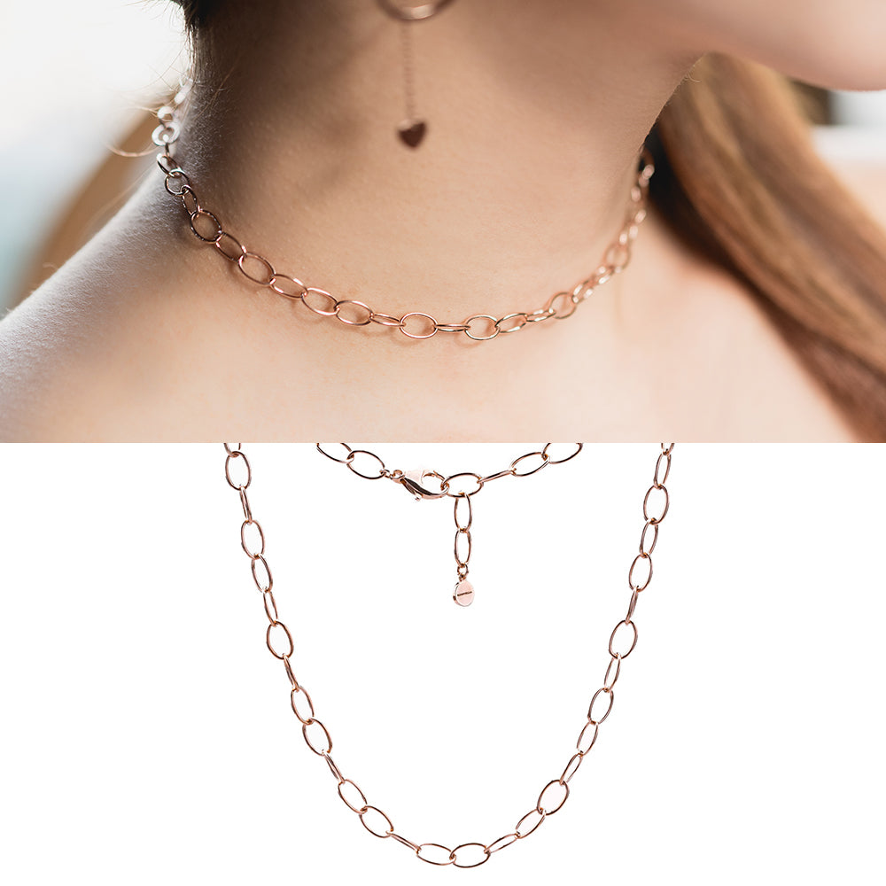 14K 18K bold chocker necklace anniversary gift custom korea
