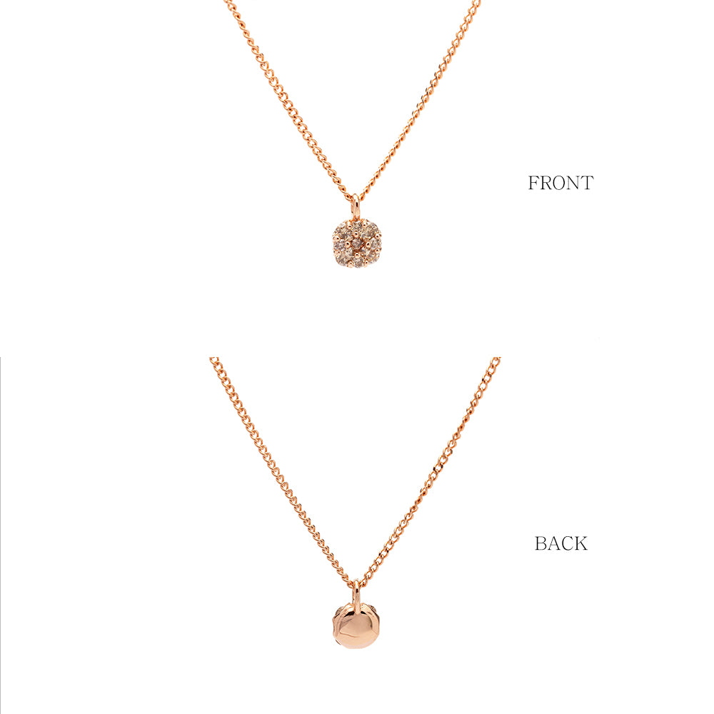 14k 18k Invisible setting diamond A+++ necklacke K jewerly gift