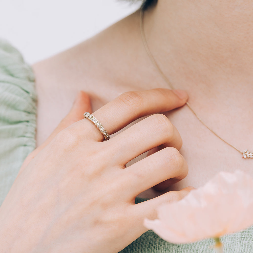 14k 18k gold diamond wedding ring multi cognac diamond anniversary gift