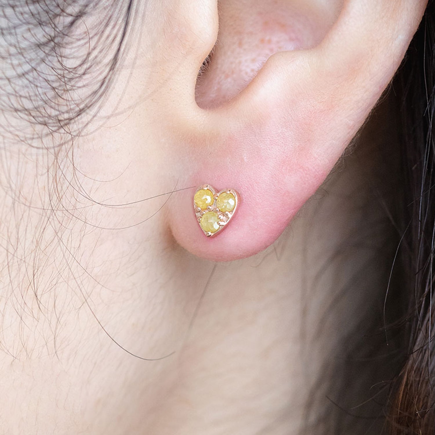 14K gold diamond piercing 18K errings gift girl K jewerllery jewelry